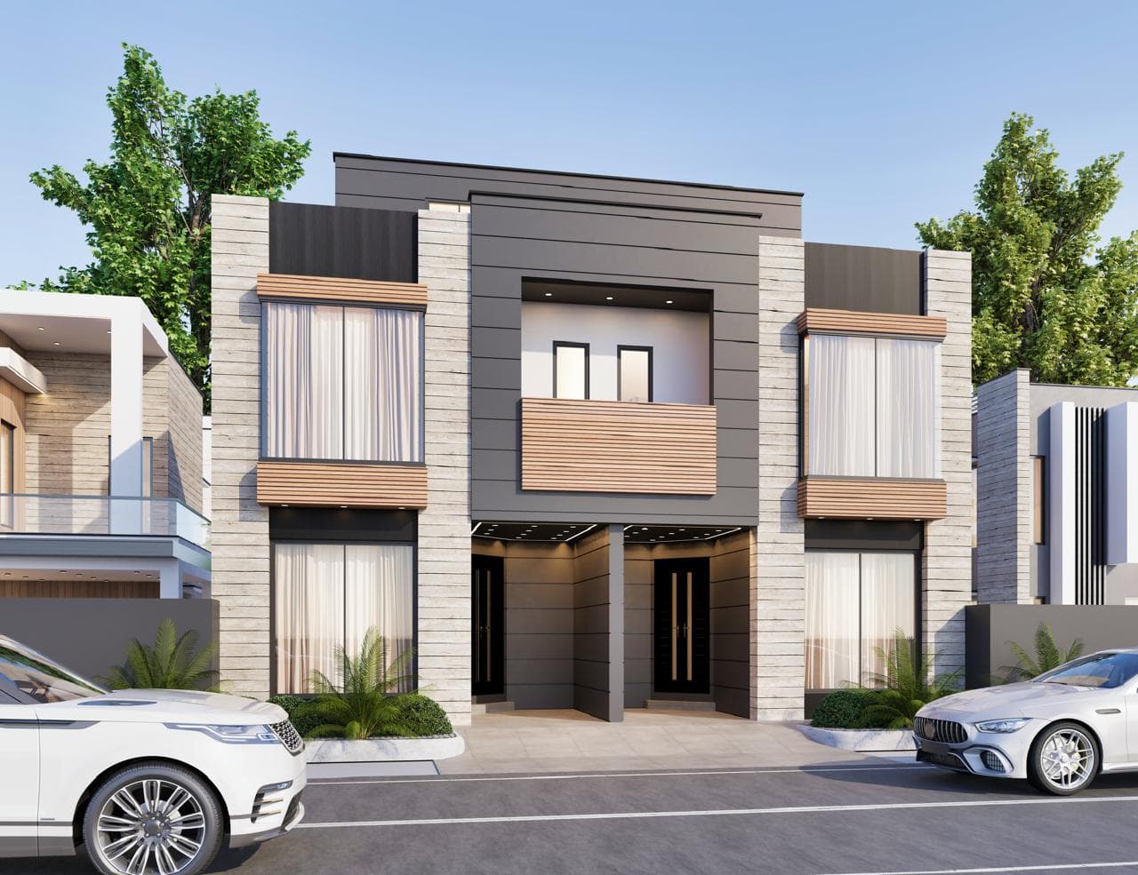 Townhouse Communities unified streetscape
